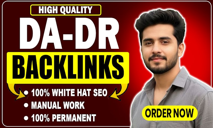 create da dr high quality dofollow SEO backlinks high authority link building