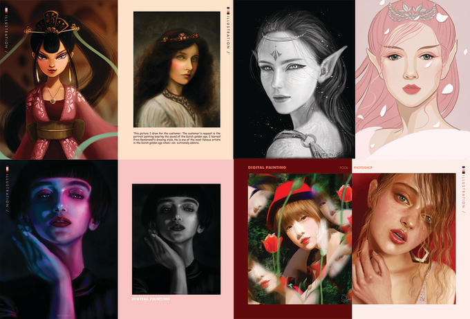 Turn Your Portrait Into Digital Painting By Bigcatoffice
