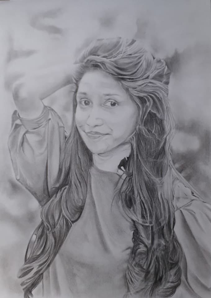 Draw Amazing Realistic Pencil Portrait From A Photo By Alexieyy