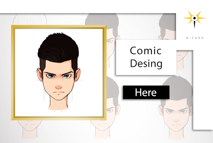 Design comic character for you by Wizard333 | Fiverr