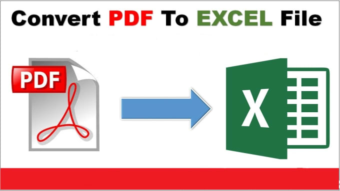 convert an pdf to excel
