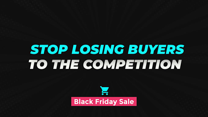 create black friday video ad for reels and shorts