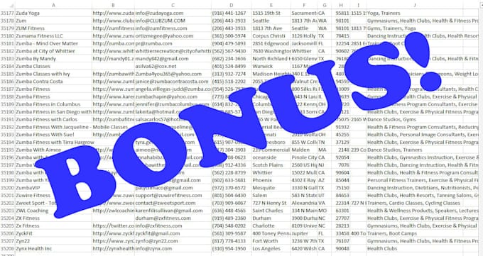 do fast scraping of only USA yellow pages for b2b email leads
