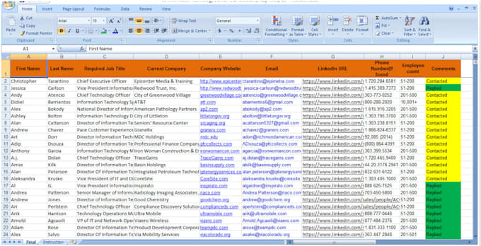 do targeted b2b lead generation and web research