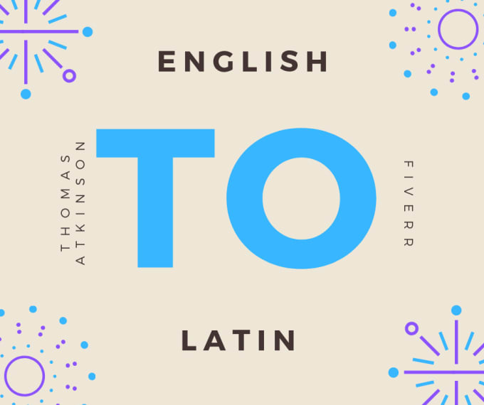 Translate a short piece of text in english into latin by Thomas_r3tr0