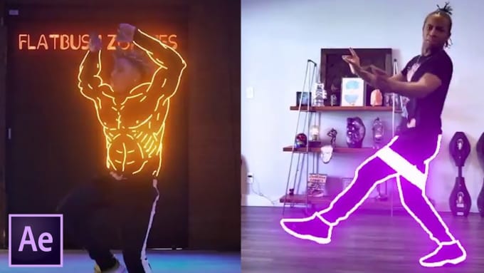 Edit Glowing Lines Scribble Animation Video By Dbostanov