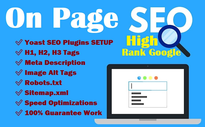 Do on page seo yoast optimization wordpress high rank google by ...
