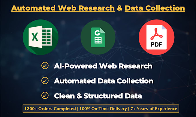 do fast automated web research and data collection in spreadsheets