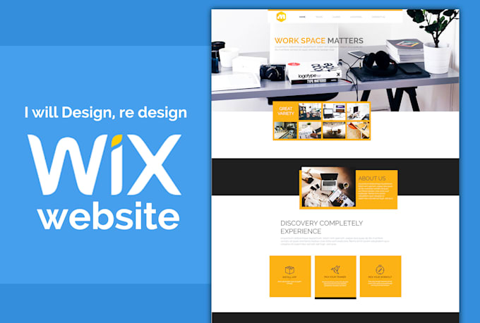 design, re design incredible wix website