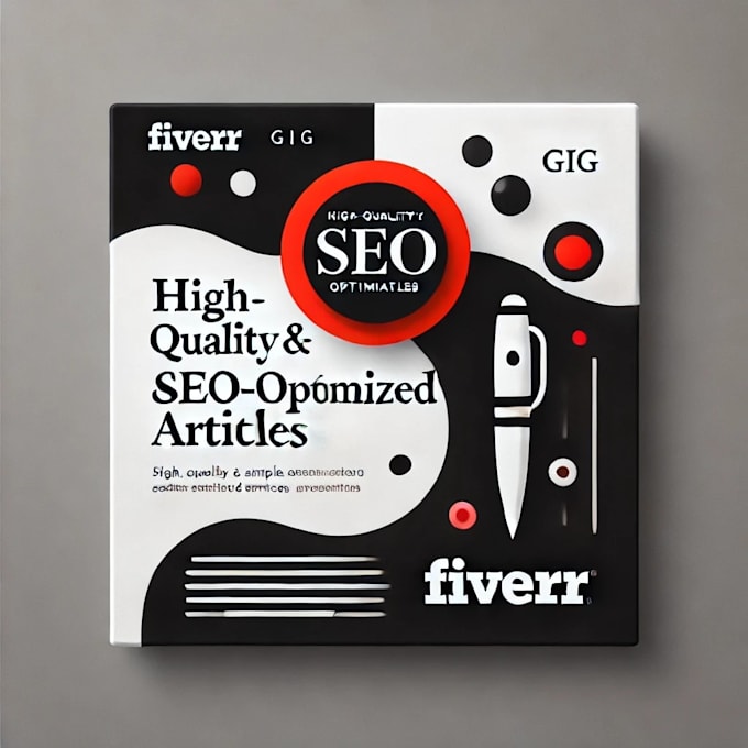 write high quality articles on any topic of your choice
