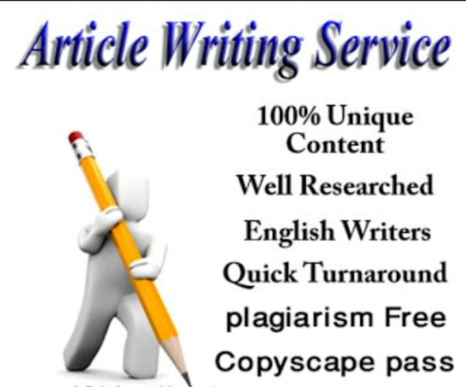 professionally write or rewrite any article