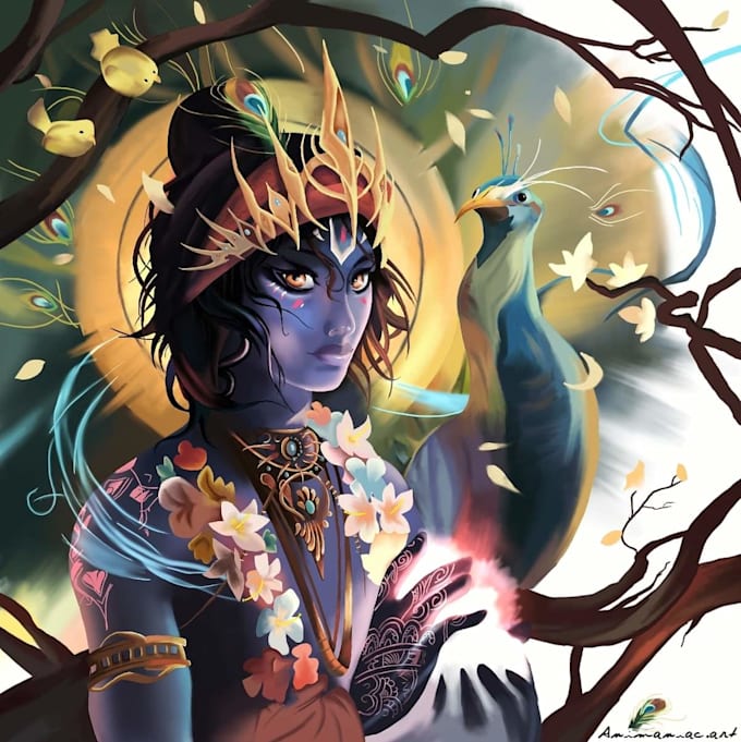 make any gods digital painting