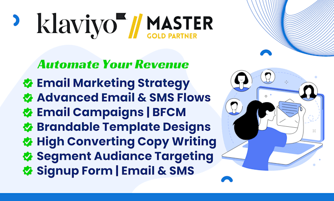 set up klaviyo email marketing automated flows for stores