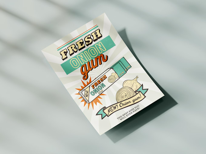 design a minimalist and colorful poster for you