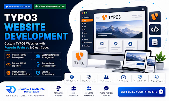 develop your typo3 website with ai powered features and excellent quality