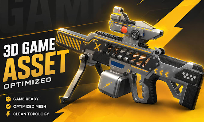create 3d models for game, fast and optimize