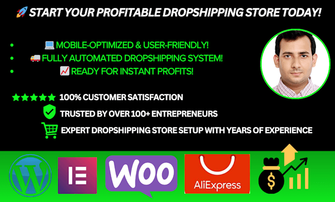 create aliexpress woocommerce dropshipping store with best selling products