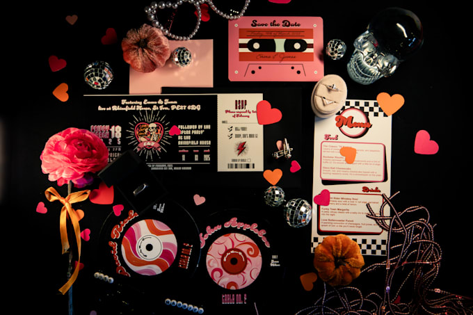design unique alternative wedding stationery designs