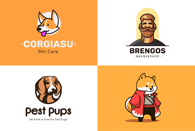 Design Cute Cartoon Mascot Logo For Kids Pet App By Rizalfaizzz