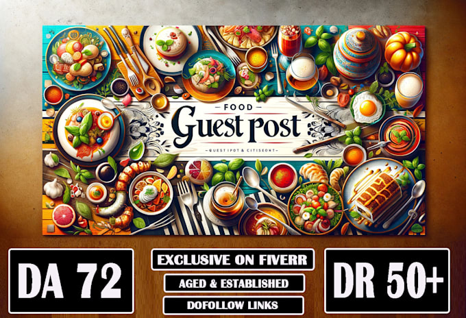 write food guest posts da72 blog off page SEO
