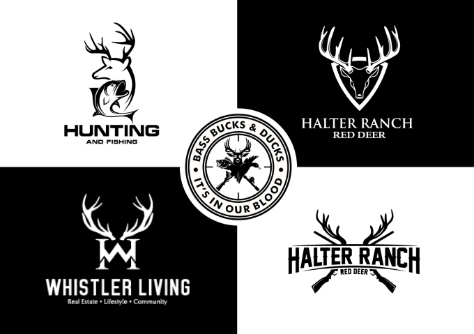 √ Fishing And Hunting Logos - Popular Century
