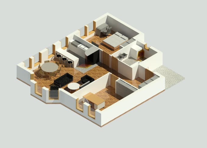 Create A Revit 3d Model For Your House Or Office Building By
