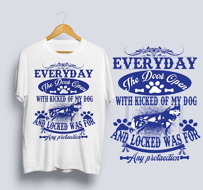 dog t shirt design