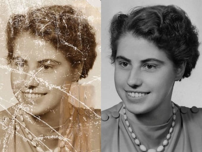 Restore damaged photos, repair old images, fix pictures by Youssefartist Fiverr