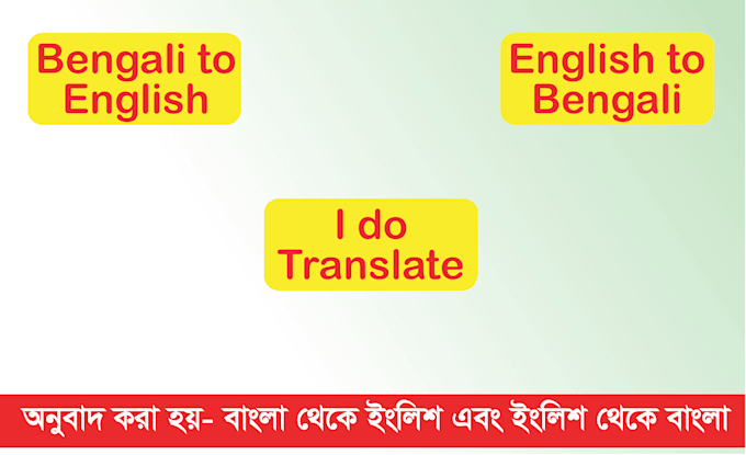 translate any topic in english or bengali