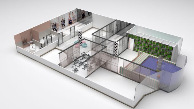 Do 3d Floor Plan 3d Rending And 3d Animation By Mohsinfarooq19
