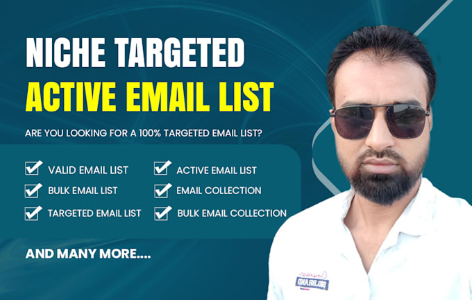 niche targeted email lists and valid email