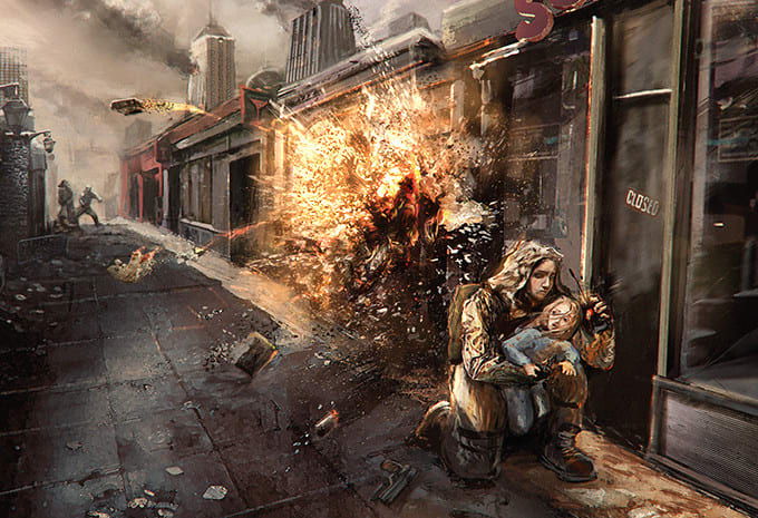 Illustrate Videogame Environment Concept Art By Thekickestudio