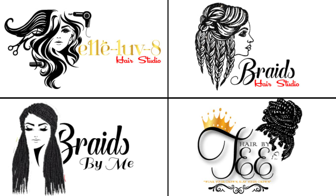 Do hair and braids salon logo by Anushasharif