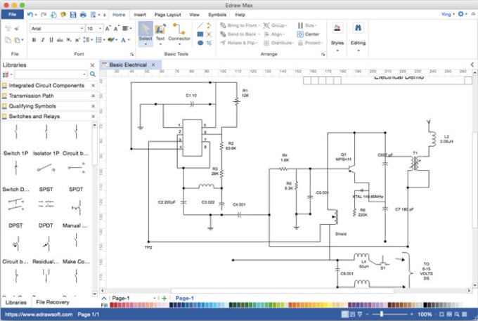 visio electrical engineering template download