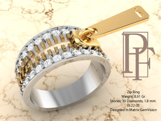 Design 3d Jewelry Models By Your Sketch By Pegahfh