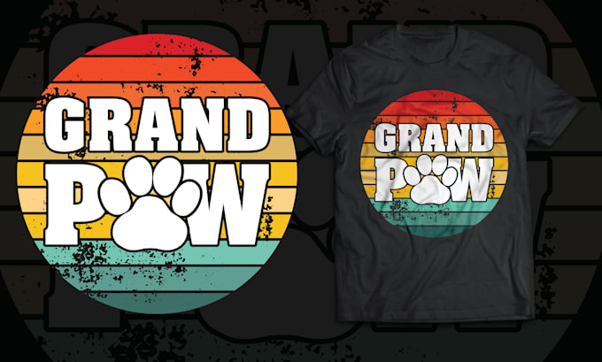 create an eye catching custom retro, vintage t shirt design