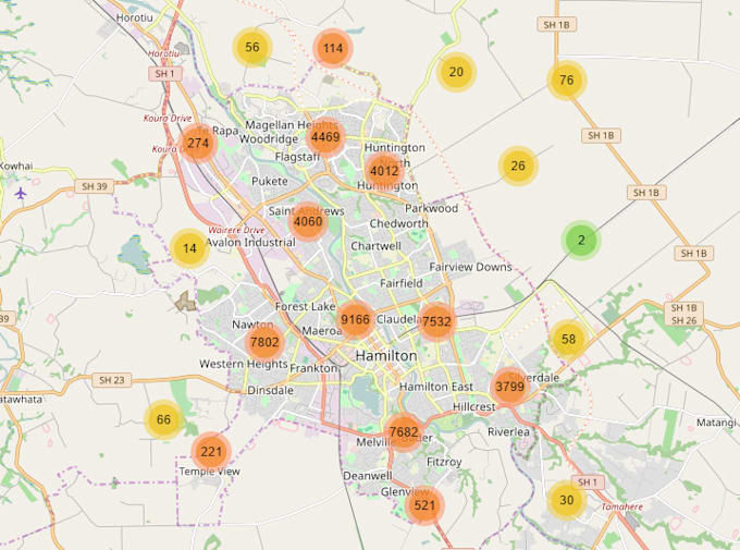 develop a leaflet gis map