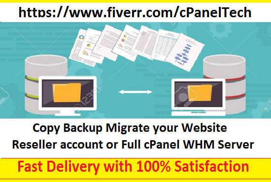 Hire a freelancer to copy backup migrate your website or reseller account or full cpanel whm server