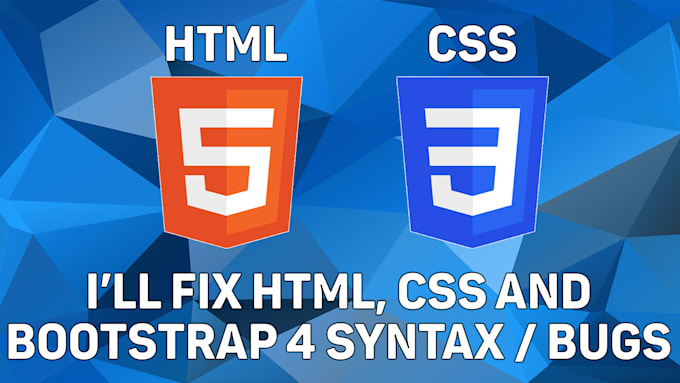 Fix html, css and bootstrap 4 issues by Markbekooy | Fiverr