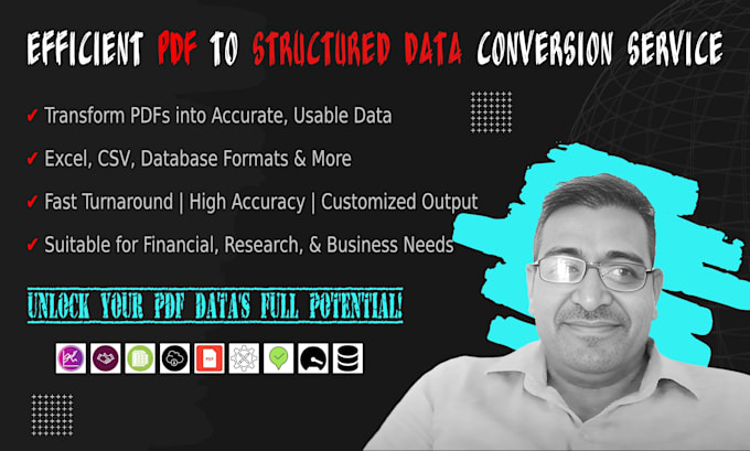 convert PDF catalogs into clean structured excel or CSV
