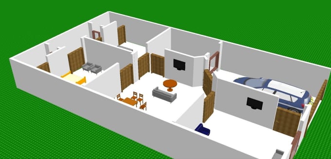 Draw Perfect 2d 3d House Plan Design For You By Nafeesaashraf