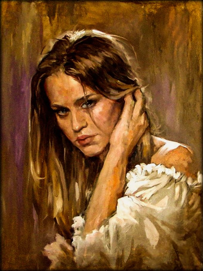 Make An Oil Painting Portrait By Annahowe Fiverr