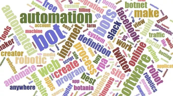 build custom bot software for web scraping and automation