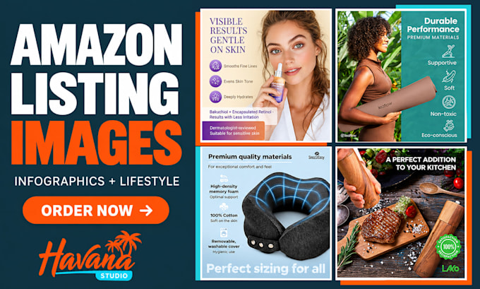 create amazon product listing images, a plus content ebc design
