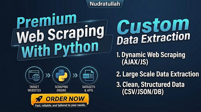 web scrape or mine data from a webpage or website