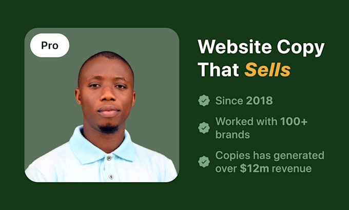 write powerful, high converting website content that sells
