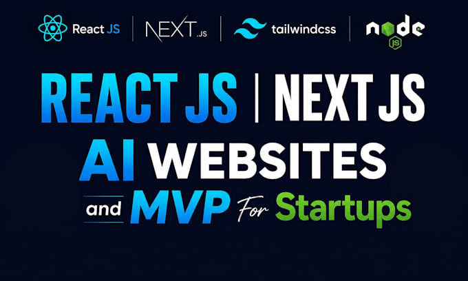 build an ai website or saas mvp with next js and react js