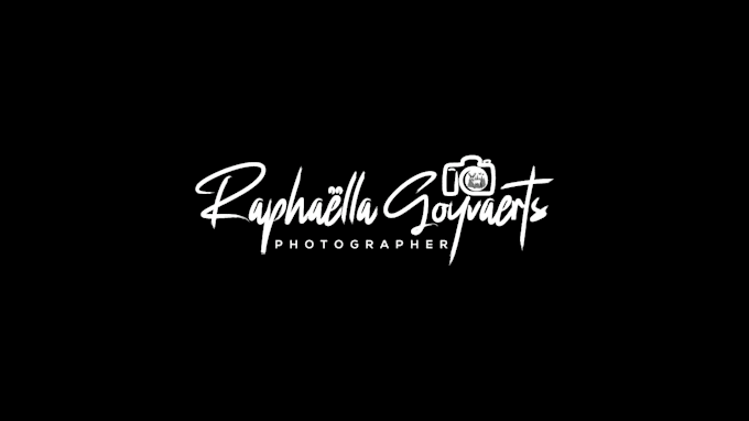 design profrssional photography logo or watermark or signature