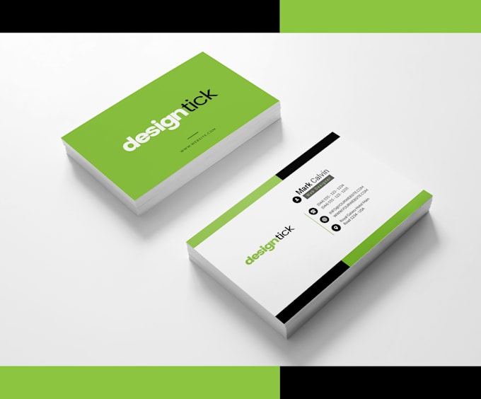 design modern and minimal business card