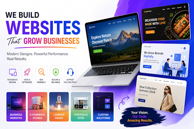 do the website development